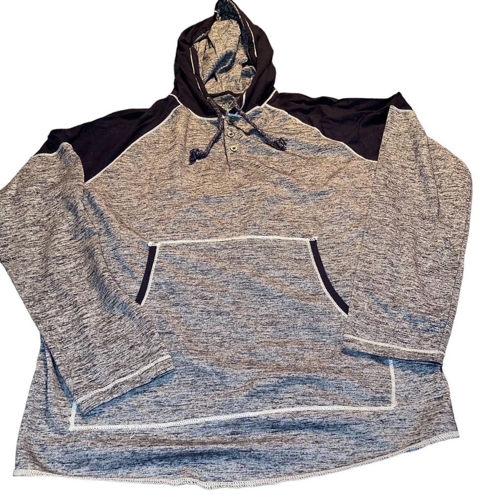 Broken Threads Men’s 2 Tone Lightweight Hoodie Size Medium Long Sleeve